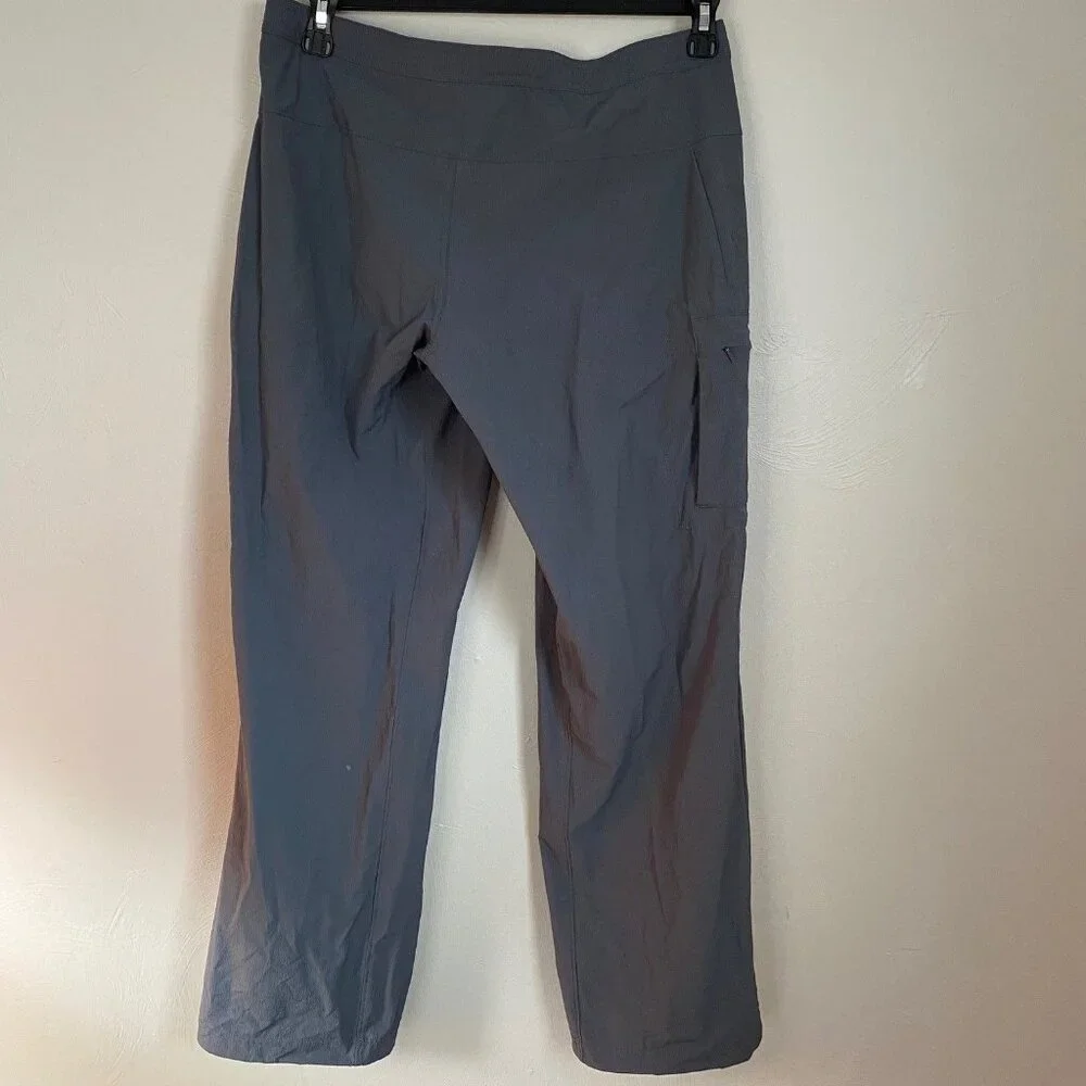 Mountain Hardwear size Women's 10/32 Gray Cargo Stretchy Hiking Outdoors Pants - Picture 3 of 11